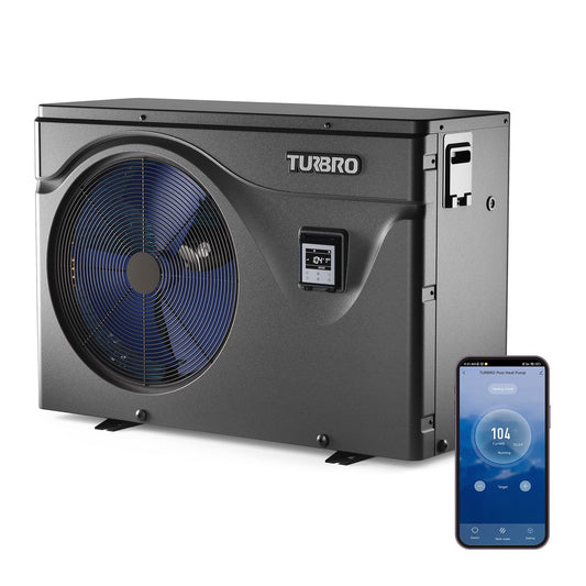 Beluga Inverter Swimming Pool Heat Pump, 50K/75K BTU