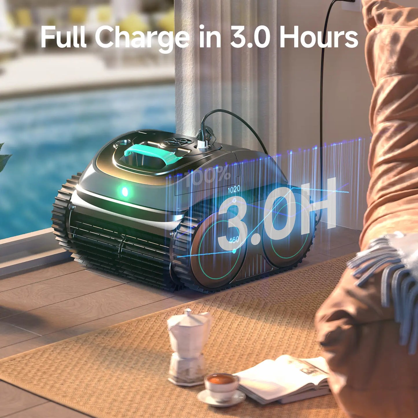 WYBOT C1 Cordless Robotic Pool Cleaner