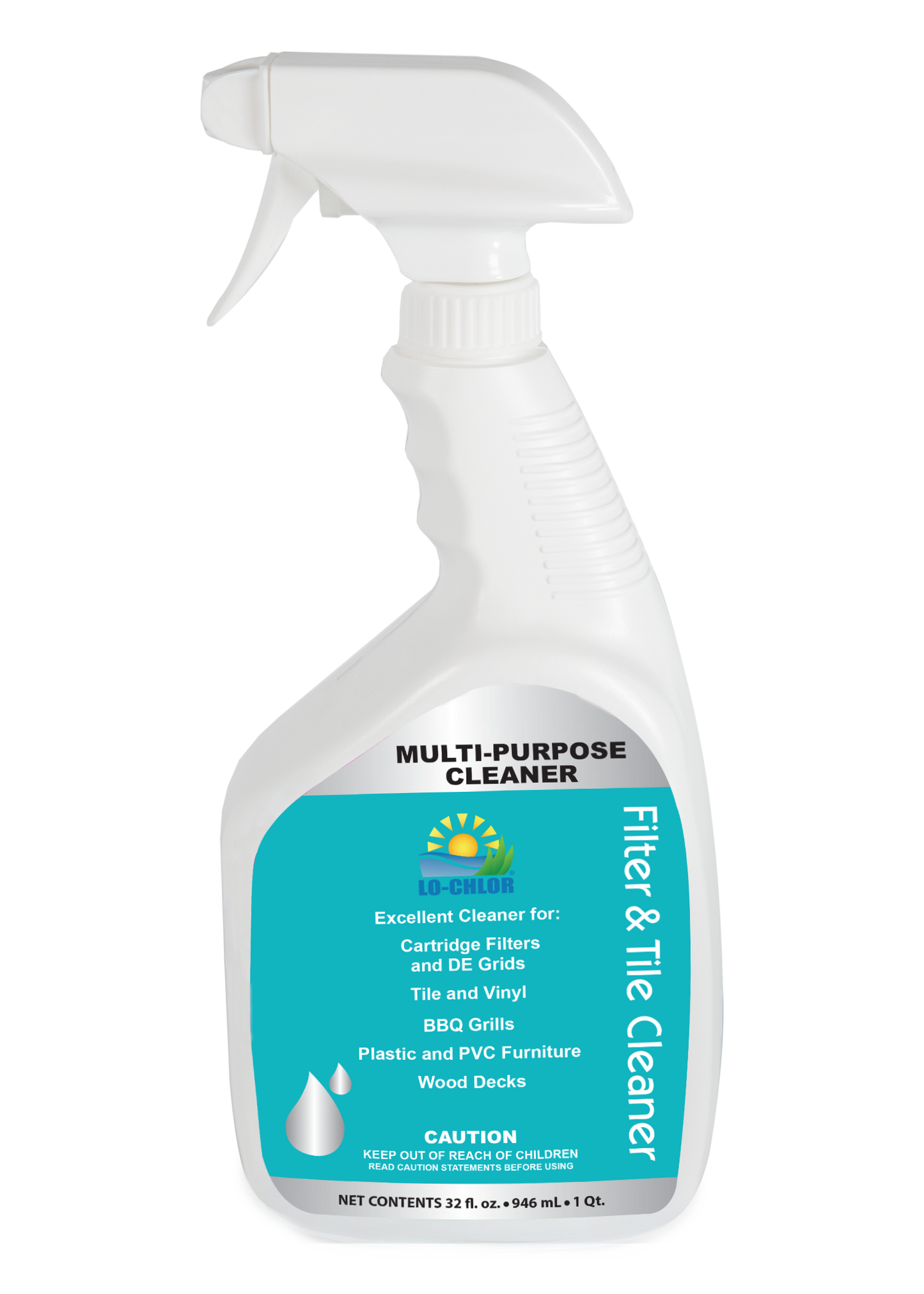 Lo-Chlor® Filter & Tile Cleaner - 1 Qt - LO-FTC-1