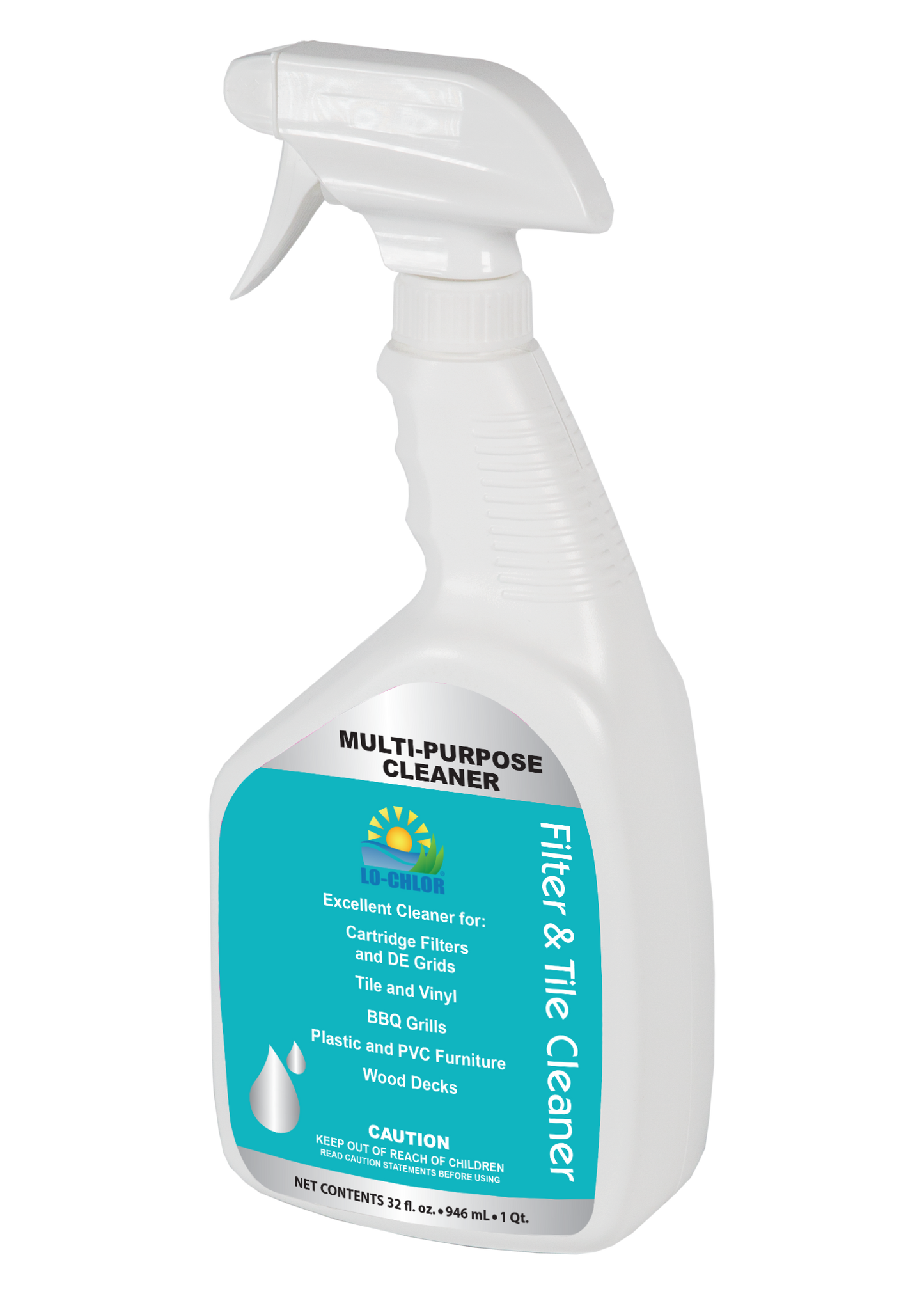 Lo-Chlor® Filter & Tile Cleaner - 1 Qt - LO-FTC-1
