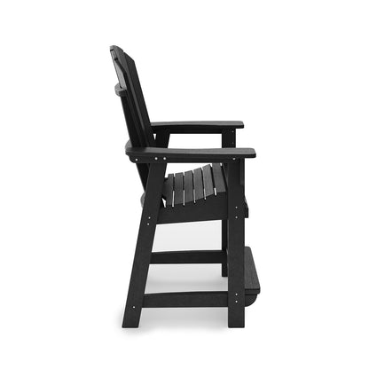 SoPoly St Simons Fan Back Counter Chair (Premium)