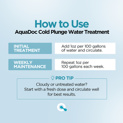 Cold Plunge Water Treatment